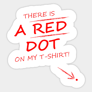 A Red Dot Sticker